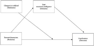 Hopelessness and burnout in Italian healthcare workers during COVID-19 pandemic: the mediating role of trait emotional intelligence